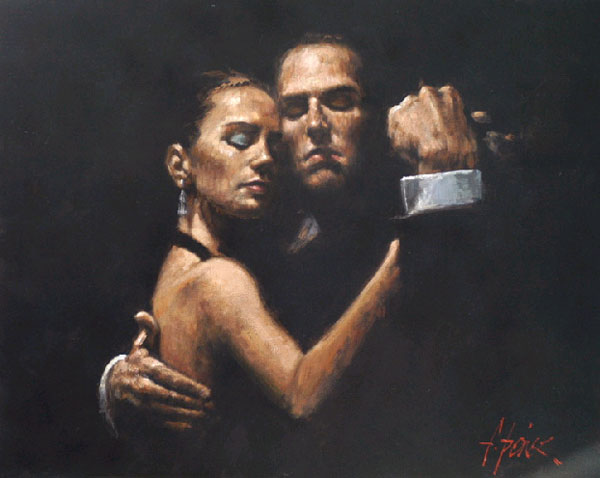 The Face Of Tango II by Fabian Perez